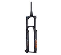 HZXQCVB 27.5/29" MTB Air Fork BOOST Suspension Front Fork Thru Axle 15x110mm 1-1/2" Tapered Tube Disc Brake Rebound Adjustment 160mm Travel(27.5'' Black,Manual Lockout)