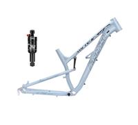 HZXQCVB DH/XC/AM Full Suspension Bike Frame 27.5x17'' Softtail Mountain Bike Frame With Rear Shock Absorber Aluminium Alloy Disc Brake Quick Release 135mm(A)