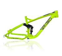 HZXQCVB Downhill Mountain Bike Suspension Frame 27.5er 29er XC/FR/DH Bike Frame 17in Disc Brake Quick Release 135mm Aluminium Alloy Frame With Rear Shocks(27.5x17'')