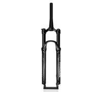 HZXQCVB Mountain Bike Air Suspension Fork 26/27.5/29 Inch 100mm Travel Disc Brake Air Forks QR 9x100mm Front Fork 1-1/8'' Straight/Tapered Tube Manual Lockout(Black Tapered,29'')