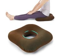 HZYAMZ Donut Pillow Tailbone Pain Relief Cushion Bed Sores, Bed Sore Cushions for Butt, Positioning Pillow, Anti-Decubitus Pad for Hemorrhoids, After Surgery (Brown)