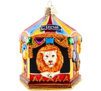 Hzyc Christmas Ornaments, Lion Ornaments for Christmas Tree,Handmade Glass Blown Ornaments, Zoo Circus Figurines Hanging Christmas Decorations,Ornament for Xmas Tree Holiday Party Daily Decor Gift