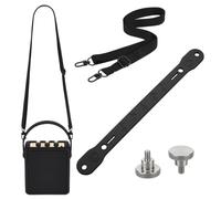 Hzycwgone Carrying Strap & Shoulder Strap for Marshall Stockwell III/II | Travel Replacement Silicone Handle & Adjustable Strap Set for Marshall Stockwell II & III Portable Bluetooth Speaker, Black