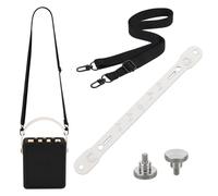 Hzycwgone Carrying Strap & Shoulder Strap for Marshall Stockwell III/II | Travel Replacement Silicone Handle & Adjustable Strap Set for Marshall Stockwell II & III Portable Bluetooth Speaker, White