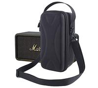 Hzycwgone Case Bag for Marshall Middleton Bluetooth Wireless Portable Speaker,Middleton Hard EVA Carrying Case Shoulder Bag w/Extra Mesh Pocket for Cable and Accessories(Black + Gray)
