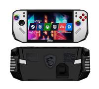 Hzycwgone Case for MSI Claw 8 AI+ Polar Tempest Edition,TPU Soft Grip Protective Cover Back Shell with Kickstand for MSI Claw 8 AI+ Polar Tempest A2VM PC Portable Handheld Gaming Console,Black