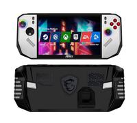 Hzycwgone Case for MSI Claw A8 BZ2EM,TPU Soft Grip Protective Cover Back Shell with Kickstand for MSI Claw A8 BZ2EM 8 inch 2025 PC Portable Handheld Gaming Console Lightweight Cover Case,Black