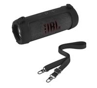 Hzycwgone Silicone Cover Case for JBL Flip 7 - Portable Waterproof and Drop-Proof Speaker,for JBL Flip 7 Travel Carrying Skin Protective Case Shoulder Bag Accessories,Black