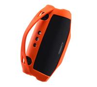 Hzycwgone Silicone Cover Case for JBL Xtreme 4 Portable Bluetooth Speaker,for JBL Xtreme 4 Travel Carrying Skin Shoulder Bag Accessories(Orange)