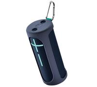 Hzycwgone Silicone Cover Case for Ultimate Ears Boom 4 Portable Waterproof Bluetooth Speaker,for UE Boom 4 Travel Protective Skin Shell Carrying Bag w/Carabiner(Blue Case)