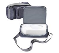 Hzycwgone Travel Bag for Bose SoundLink Max Portable Speaker,for Sonos Move/Move 2 Smart Speaker,Carrying Case Cover for Sonos Move/Move 2 Charging Base,Cable,Accessories(Blue)