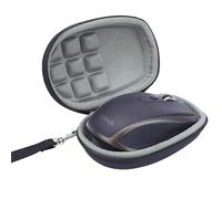 Hzycwgone Wireless Mouse Case for Logitech MX Anywhere 3S/3/2S/2/1, Portable Travel Carrying Case with Built-in Strap, Heavy Duty Protection, Water Resistant, Black