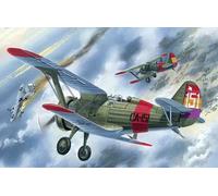 I-15 Chato, Spanish Air Force Biplane Fighter 1:72 Plastic Model Kit ICM