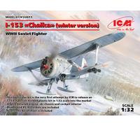 I-153 (Winter Version), WWII Soviet Fighter 1:32 Plastic Model Kit ICM