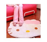(I) 2023 My Melody Carpet Super Soft Cute Cartoon Kittie Bedroom Mats Soft Children Area Rugs Kawaii Carpet Double Sided Fuzzy Blanket