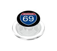 I-69 Interstate Road Trip Travel Souvenir - Interstate 69 PopSockets PopGrip for MagSafe