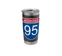 I-95 Interstate Road Trip Travel Souvenir - Interstate 95 Stainless Steel Insulated Tumbler