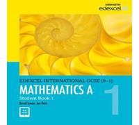 I A Potts Pearson Edexcel International GCSE (9-1) Mathematics A Student Book 1 Multiple-component retail product I A Potts Multicolor