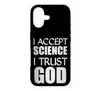 I Accept Science I Trust God Christian Believer Religious Case for iPhone 17