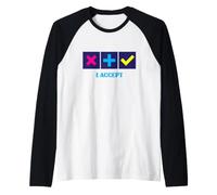 I Accept Squishy Trade Real Life Fidget Trading Teacher Gift Raglan Baseball Tee