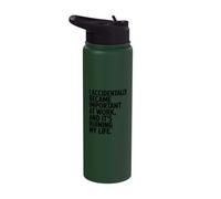 I Accidentally Became Important at Work! Funny Work Humor Stainless Steel Insulated Water Bottle