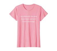 I Accidentally Became Important - Funny Office T-Shirt, Women, Pink, Small