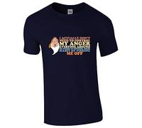 I Actually Don't Need to Control My Anger T Shirt Funny Sarcastic Rude Joke Dark Humours Novelty Funny Slogan Unisex Gift Adult Tee Top (Navy, 4XL)