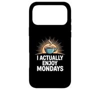 I Actually Enjoy Mondays Positive Workday Coffee Lover Case for iPhone 17 Pro Max