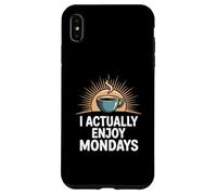 I Actually Enjoy Mondays Positive Workday Coffee Lover Case for iPhone XS Max