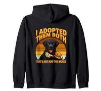 I Adopted Them Both That's Just How This Works Zip Hoodie