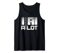 I AI A Lot is an Artificial Intelligence Nerd Quote IT Admin Tank Top