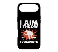 I Aim I Throw I Dominate Funny Petanque Player Quote Case for iPhone Air