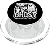 I Ain't Afraid Of No Ghost Retro Distressed Funny Halloween PopSockets PopGrip for MagSafe