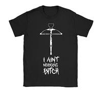 I Ain't Nobody's Bitch Mens T-Shirt Medium Black Walking Dead Daryl Crossbow Rick Present