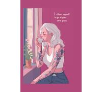 I Allow Myself to Go at My Own Pace. Aesthetic Grid Notebook | 120 Pages of Squared Paper | Pink Lofi Self-Care Journal for Women & Teens | 6 x 9 inches