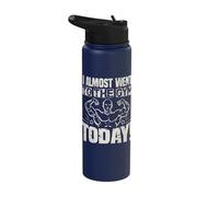 I Almost Went to The Gym Today Enthusiast Stainless Steel Insulated Water Bottle
