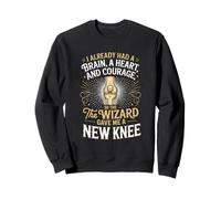 I Already Had A Brain A Hearta And Courage Knee Replacement Sweatshirt
