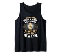I Already Had A Brain A Hearta and Courage Knee Replacement Tank Top
