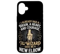 I Already Had A Brain Heart Courage Elbow Replacement Case for iPhone 16 Plus
