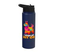 I Always get Hit on Funny Cinco de Mayo Piñata Stainless Steel Insulated Water Bottle