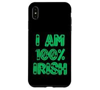 I am 100% Irish one hundred percent Ireland men women & kids Case for iPhone XS Max