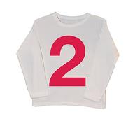 I AM 2 Hot Pink T Shirt, Unusual Second Birthday Gift | Cool Baby T-Shirts