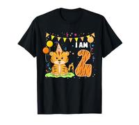 I Am 2 Tiger 2nd Bday Party 2 Years Old For Kids T-Shirt