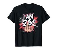 I Am 26 Plus 1 Middle Finger Shirt for A 27th Birthday T-Shirt