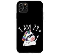 I Am 29 Plus One 30th Birthday Unicorn Funny Women Wine Case for iPhone 11 Pro Max