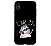 I Am 29 Plus One 30th Birthday Unicorn Funny Women Wine Case for iPhone XS Max