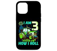I Am 3 This is How I Roll Two Years Old Tractor 3rd Birthday Case for iPhone 12/12 Pro