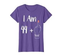 I Am 44 Plus 1 Middle Finger For A 45th women 45 years old T-Shirt