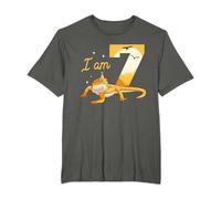 I Am 7 Years Old Bearded Dragon Reptile Themed 7th Birthday T-Shirt