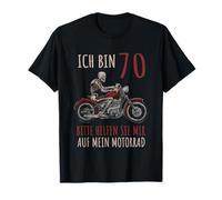 I am 70 please help me on my motorcycle biker T-Shirt